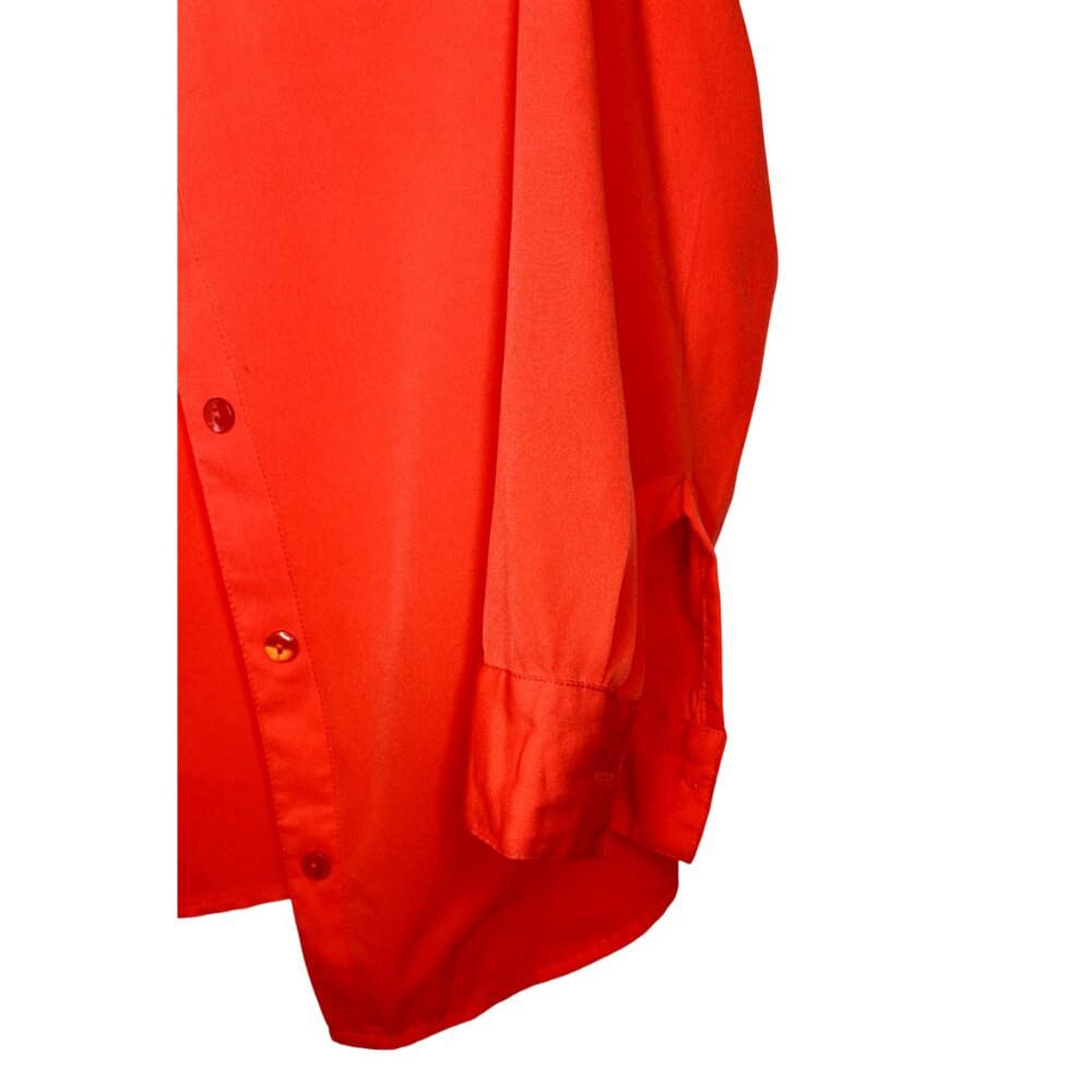 Women Orange Shirt Size M - Picture 4 of 6